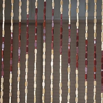 Amazon De Guowei 27 Strange Perlenvorhang Turvorhang Bambus Holz Tur Panel Wohnzimmer Schlafzimmer