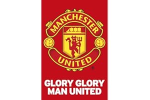 Manchester United - Glory Glory Team Crest Poster (24 x 36 inches)