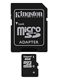 Kingston SDC4/8GB - Tarjeta microSD de 8 GB, color negro