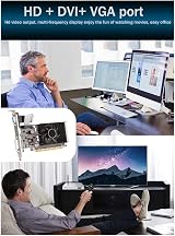 SUNXUE GT610 Graphics Card 1GB DDR3 64Bit Small Chassis VGA HD DVI Desktop PC view 3