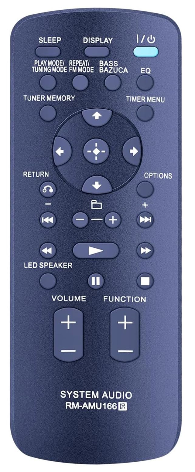 RM-AMU166 Universal Remote Control Compatible for SONY GTK-X1BT RDH-GTK17iP RDH-GTK37iP FST-GTK17iP FST-GTK37iP Audio System Controller