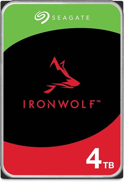 Seagate IronWolf 4TB NAS Internal Hard Drive CMR 3.5in SATA 6Gb/s 256MB Cache