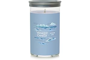 Yankee Candle Ocean Air Signature Medium Pillar Candle, 14.25oz