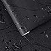 VELIMAX Floral Blackout Window Film Static Cling Window Cover Room Darkening Glass Decal Total Light Blocking Film Heat Control 17.7