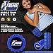 Epitomie Fitness Extreme Muscle Foam Roller - High Density Grid Provides Deep Massage For Tight Muscles - For Pilates, Exercising, Yoga, Running, Physical Therapy & Sports - Blue