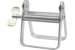 Zerodis Toothpaste Squeezer Tube Squeezers Roller Metal Tube Squeezer Tool Paint Wringer Dispenser Roller for Artist Hair Sal