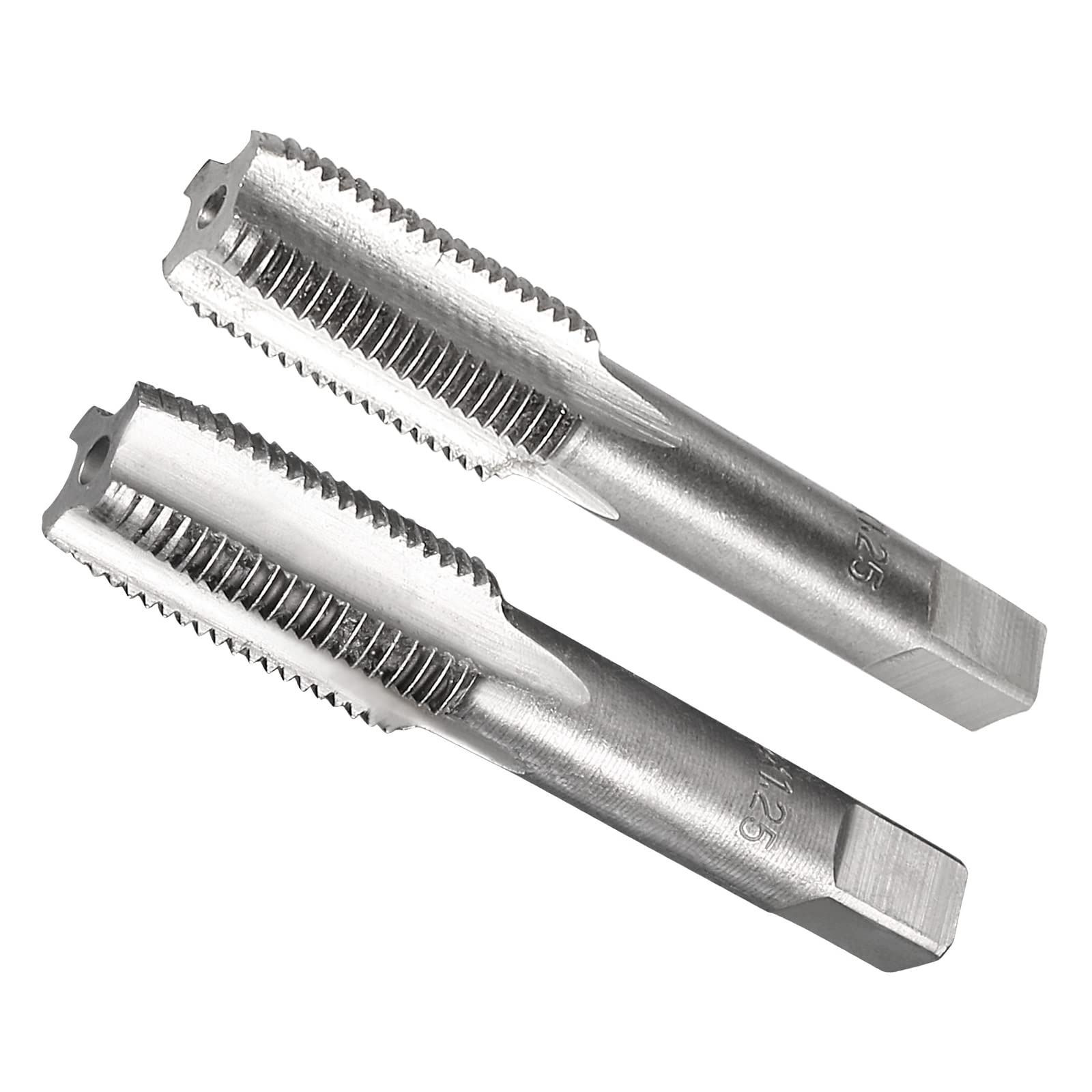 CoCud Hand Threading Taps, M12 x 1.25 Thread, Metric Alloy Tool Steel Screw Tapping Taper Bottom Tap - (Applications: for Machine Thread Repair), 1-Pair — image 1