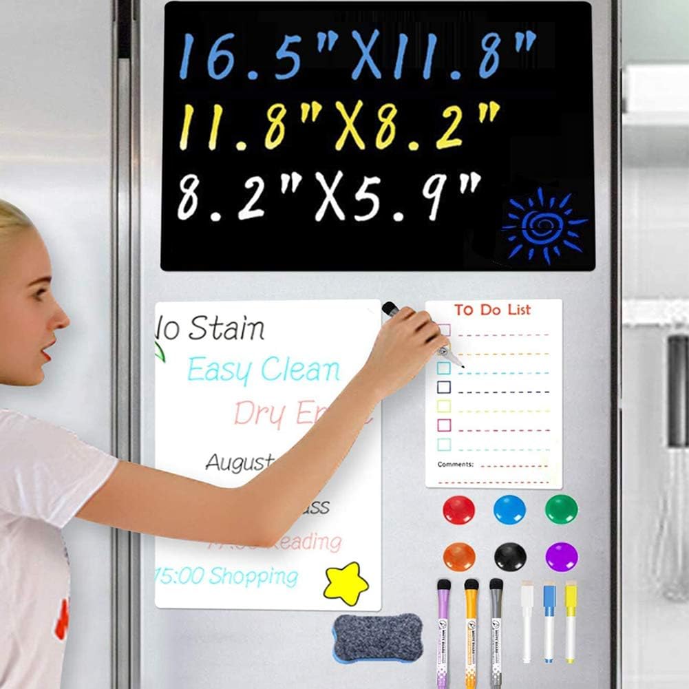 Small White Board 3 Size 16.5“+12”+8.2“ Small Dry Erase