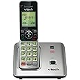 VTech VTECS6619 - DECT 6.0 Expandable Cordless Phone with Caller ID/Call Waiting, Silver with 1 Handset