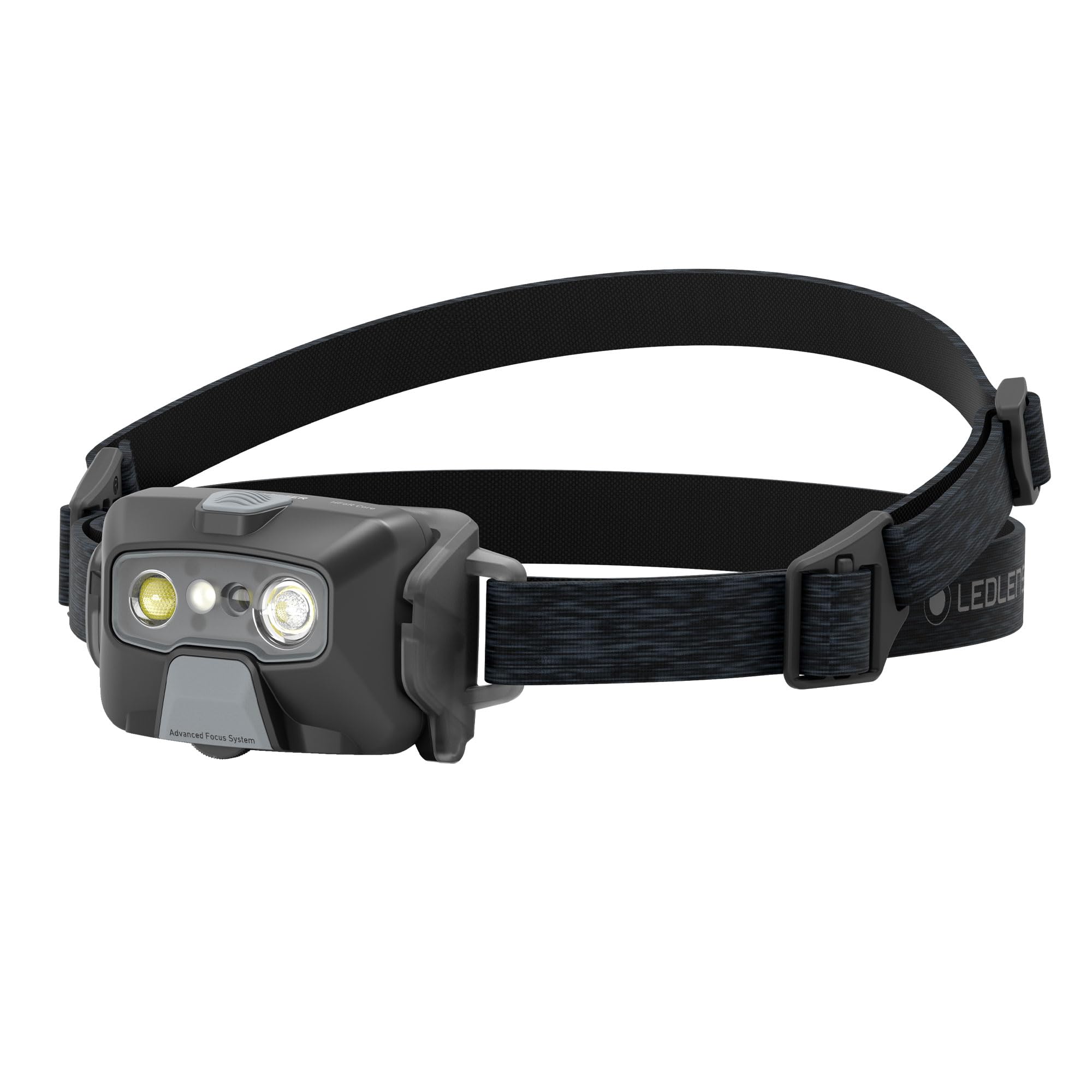 Ledlenser HF6R Core Rechargeable Head Torch LED 800lm, 5 Modes, Adjustable Focus, Up to 60hrs Runtime, Red Light Mode, USB C, IP68 Waterproof, Headlamp for Hiking, Camping, Essential Outdoor Headlamp