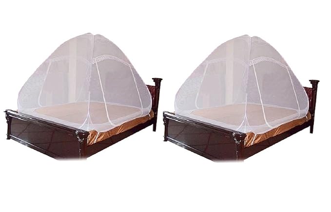 Mosquito Net For Double Bed Combo Pack of 2 Mosquito Nets