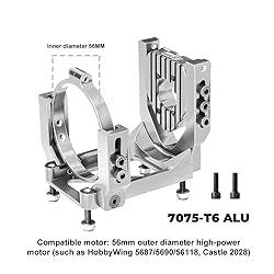 Aluminum 7075-T6 Alloy Oversized Motor Base for