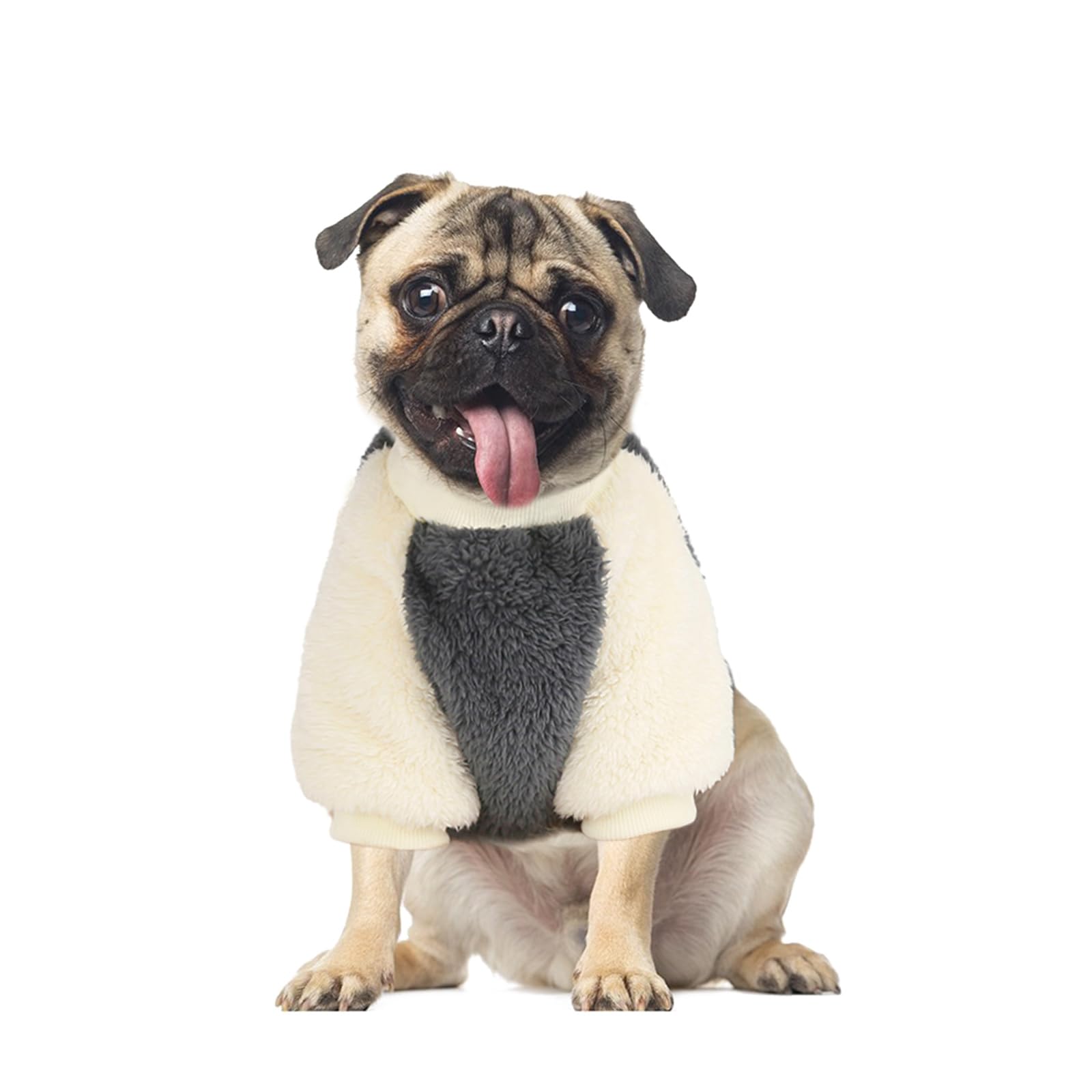 Enjoying Dog Sweaters Pullover Pet Cat Sweater Warm Soft Dog Clothes Winter Medium Dog Cold Weather Sweatshirt (XL, Grey)…