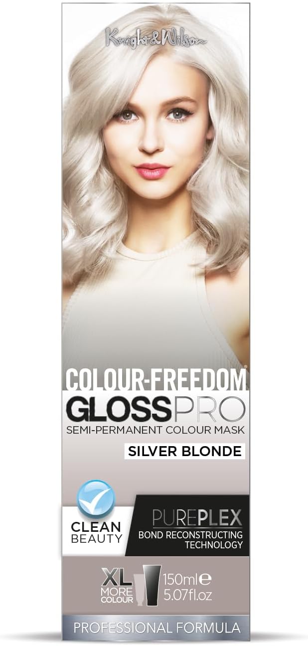 Knight & Wilson Colour Freedom Gloss Pro 150ml Silver Blonde Semi-Permanent