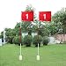 Boshen 2 Pack Practice Golf Putting Green Flags with Cup Backyard Golf Flagstick
