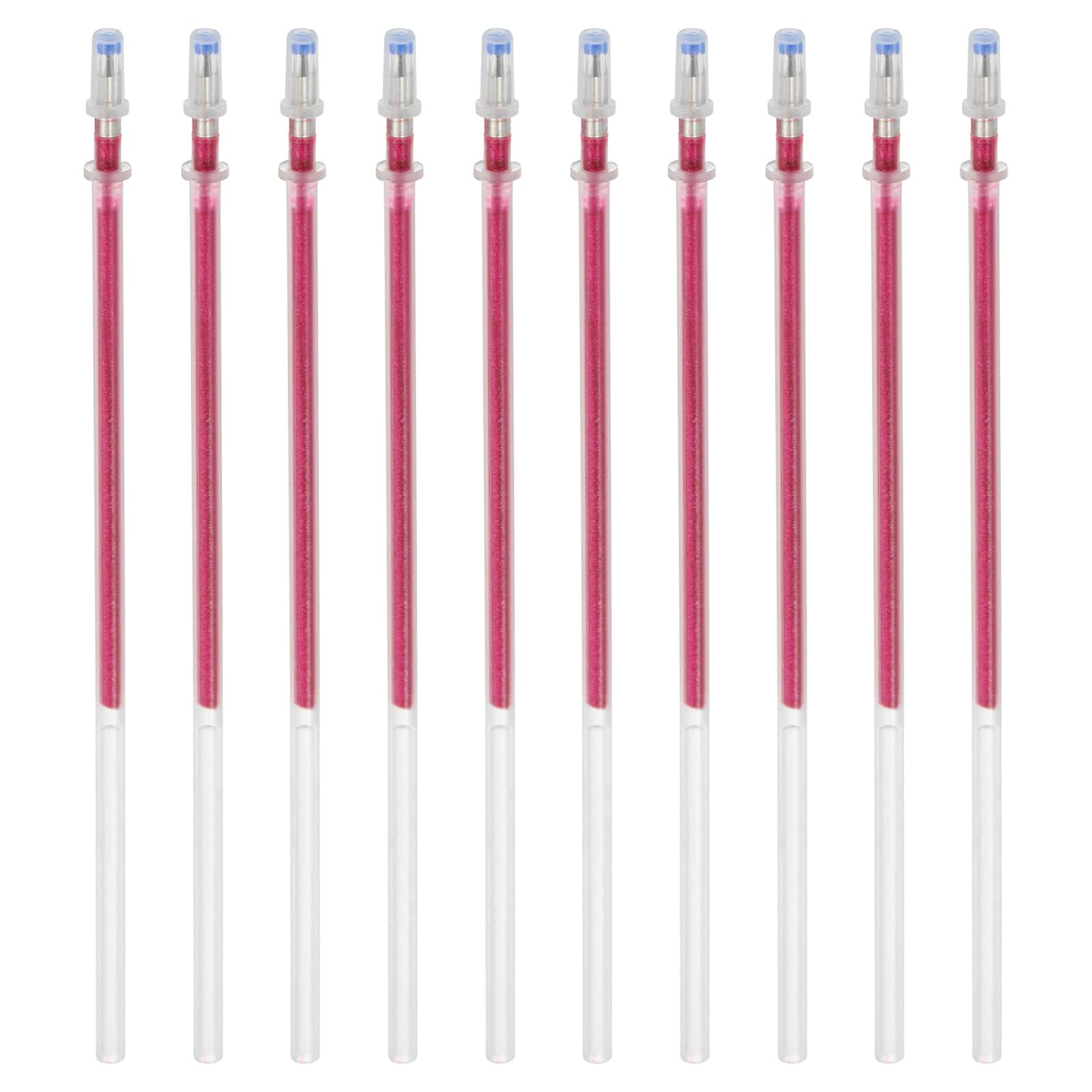 PATIKIL 1mm Gel Pens Refills, 24 Pack Sparkle Metallic Ink Bold Point for Adults Coloring Books Scrapbooking Art Drawing Journaling, Rose Red — image 1