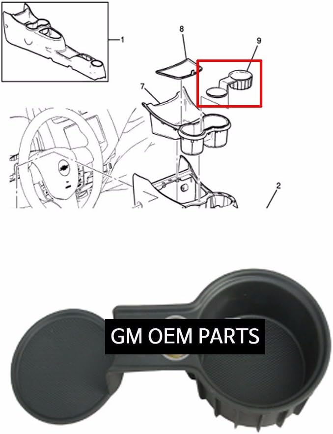 Front Floor Console Holder Pocket For GM Chevrolet Spark 2013-2015 OEM Parts