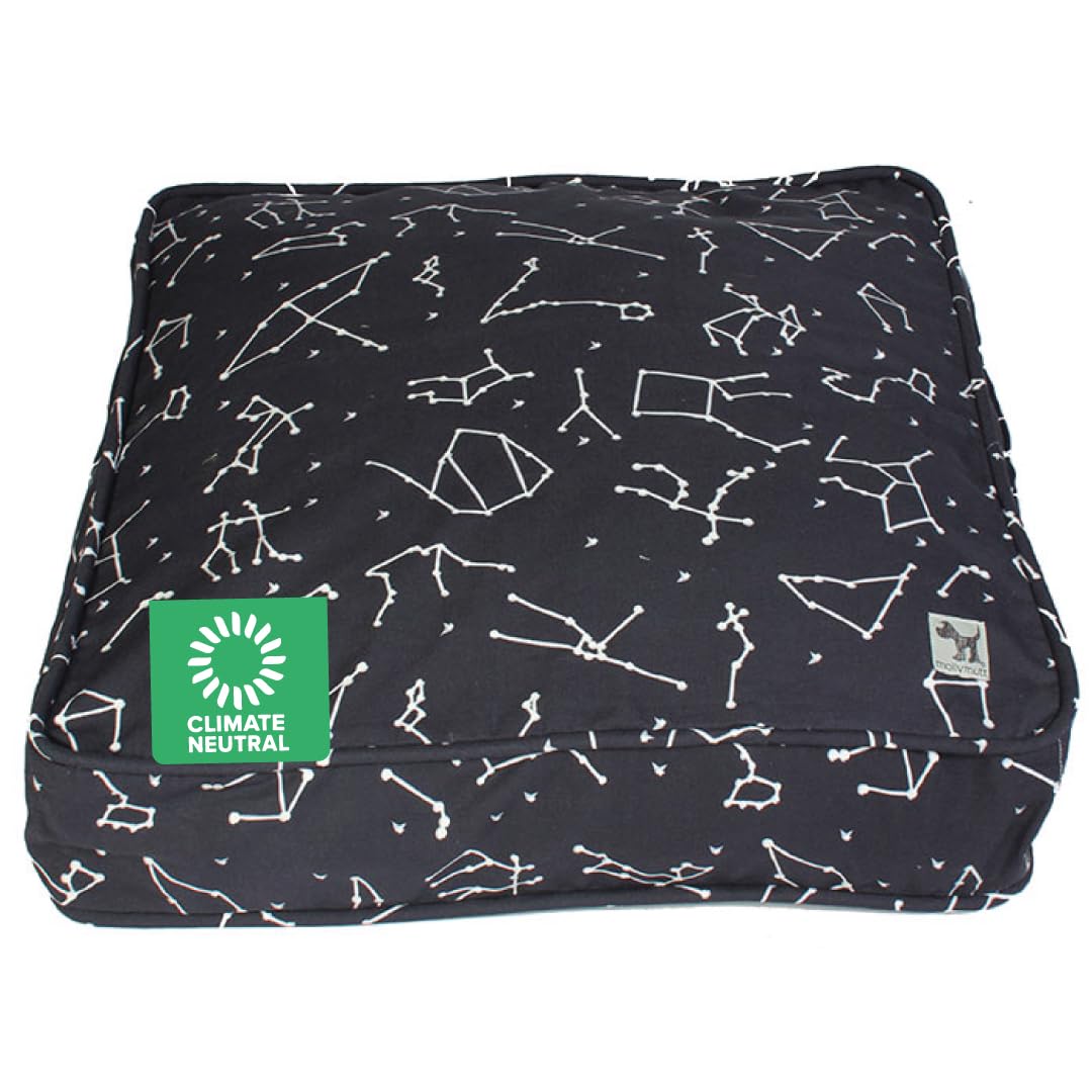Molly Mutt Small Dog Bed Cover -Rocketman Print - Measures 22”x27”x5’’ - 100% Cotton - Durable - Breathable - Sustainable - Machine Washable Dog Bed Cover