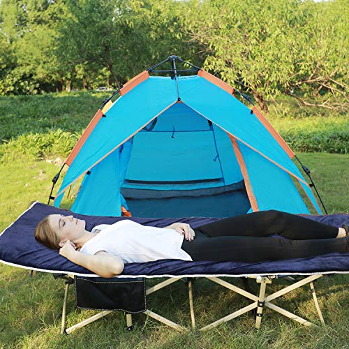 REDCAMP Cot Pads for Camping, Soft Comfortable Cotton Sleeping Cot