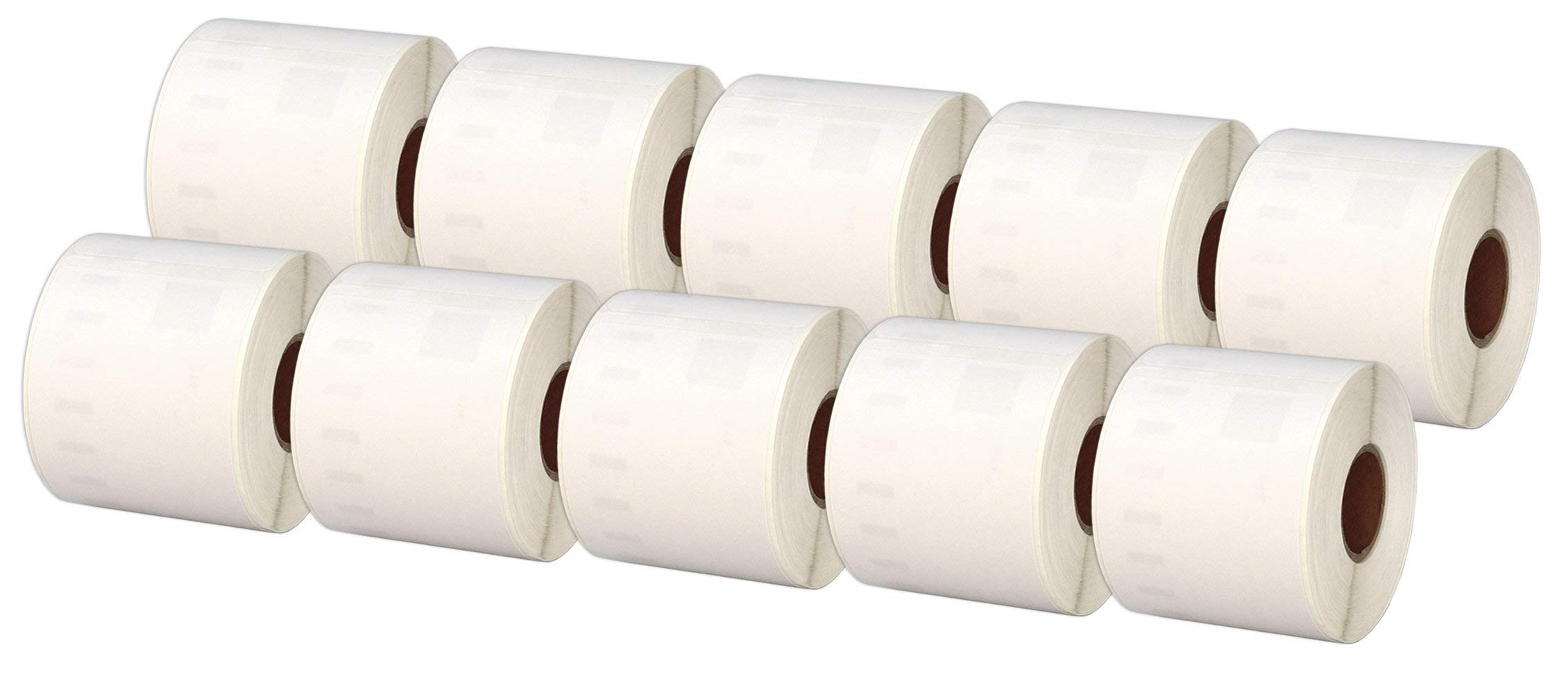 Printing Saver 10x 99014 54 x 101 mm Compatible Shipping Labels Rolls (220 Labels per Roll) for LabelWriter 310 320 330 4XL 400 450 Turbo/Twin Turbo/Duo & Seiko SLP Label Printers