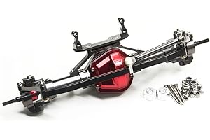 BENEDICT HARRY Aluminum Front Axle Fit for 1/10 RC Rock Crawler AXIAL SCX10 Honcho (Front Axle)