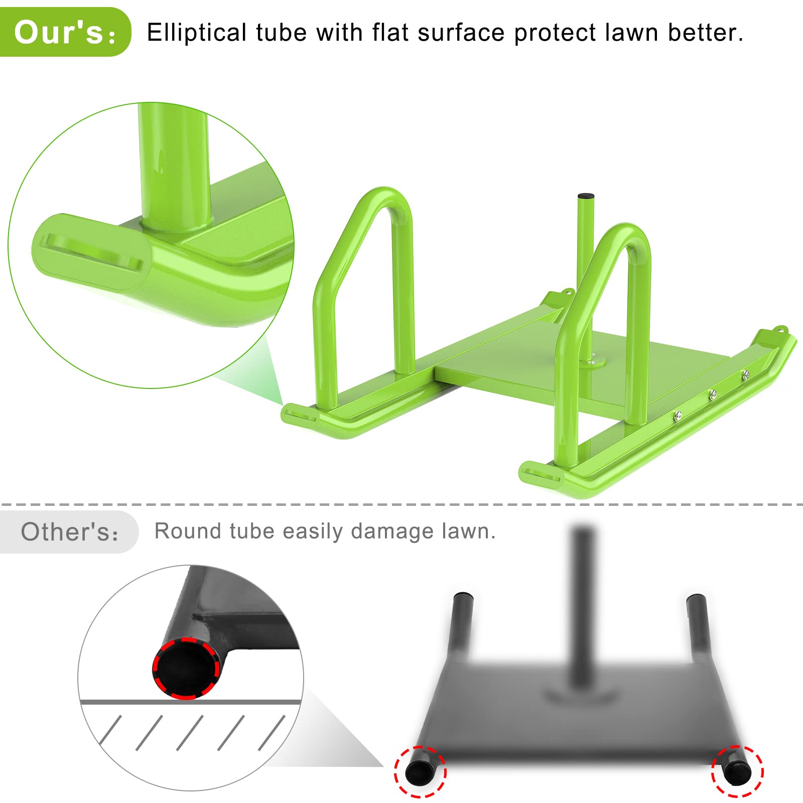 Kipika Weight Sled Fitness Sled Speed Training Sled Workout Sled, Adjustable Height Weight Training Sled, Enhance Muscle Strength and Explosive Power, Suitable for 1