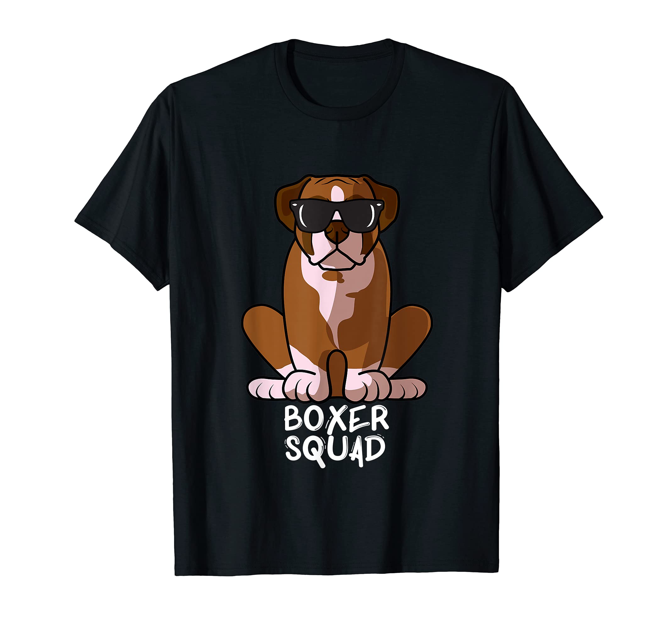 Cool Boxer Squad Dog Mom Dog Dad T-Shirt