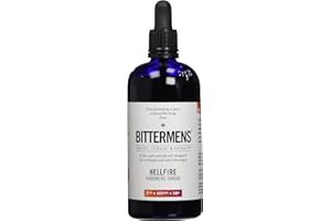 Bittermens Hellfire Habanero Shrub Cocktail Bitters, 5oz - For Modern Cocktails, A Hot Sauce Specifically Disigned for Cocktails and Other Beverages