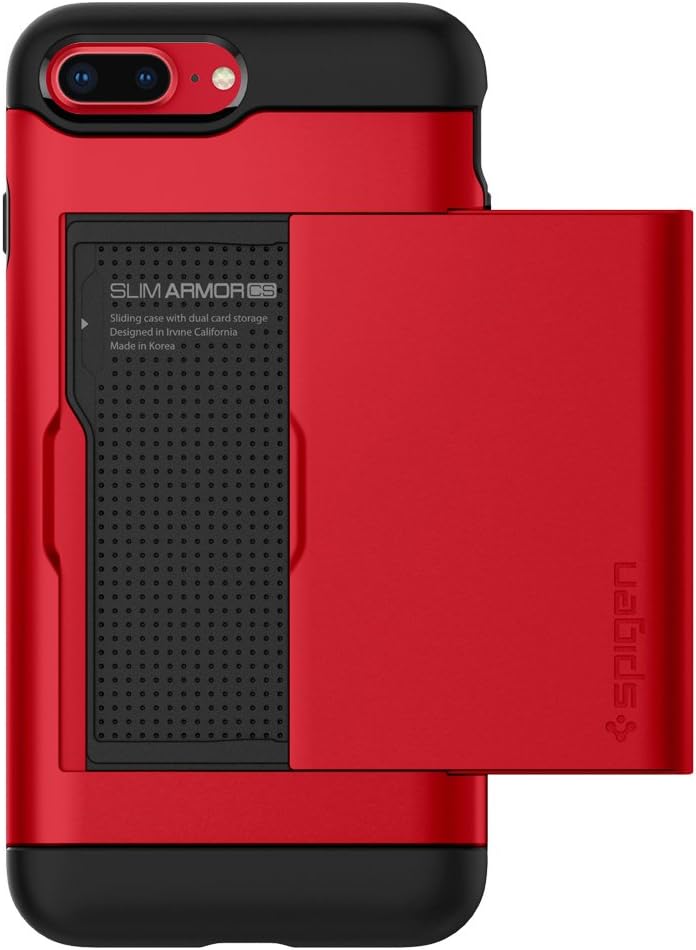 Spigen Slim Armor CS mobile phone case 14 cm (5.5") Cover Red Mobile