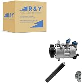 RYC New Automotive Air Conditioning Compressor and Clutch Kit KT EH74N | Fits Volkswagen Tiguan 2.0L Turbo 2009-2014