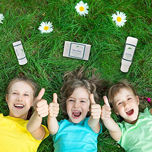 Bugs at Bay Mosquito Repellent - Made in the USA, DEET-FREE Moisturizing Lotion Bar for Healing and Protecting You Naturally Against Mosquitos, Chiggers, and Fleas - Chemical-Free, Biodegradable