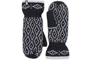 Heat Holders - Womens Warm Fleece Lined Thermal Cold Weather Knit Winter Mittens