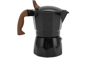 Moka pot, espresso maker, 80ml, stainless steel, dual valve design, suitable for induction cooktops, gas stoves, ceramic cook