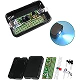 MiOYOOW 2 Pack Simple Flashlight DIY Kit Module for Soldering Electronics Practice Funny DIY