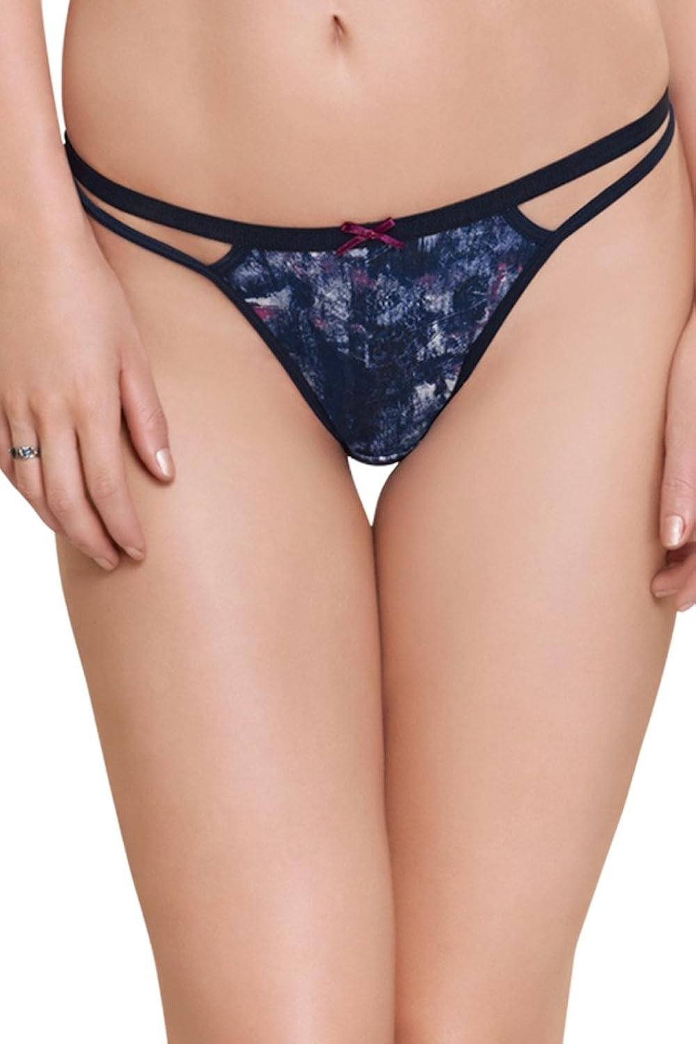 organic antimicrobial printed string bikini