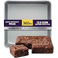Wilton Aluminum Square Cake Pan, Made Without PFAS, 12 x 12 in. | Natural Anodized Aluminum Bakeware, Even Heating & Rust-Res