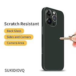 SUKIDIOVQ for 2 Pack iPhone 16 Pro Skin Wrap Phone