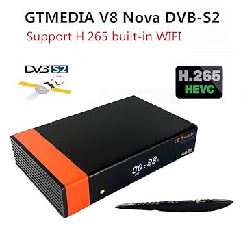 Leoie GTMedia V8 Nova DVB-S2 Freesat Satellite Receiver H.265 Built-in WiFi TV Box AU Plug