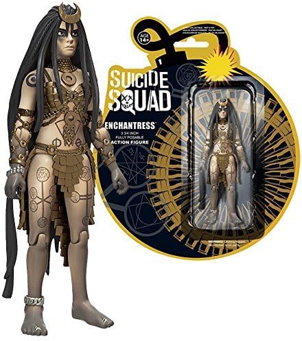 3.75 inches Action Figure Suicide Squad Enchantress height of about 6 cm plastic painted action figure