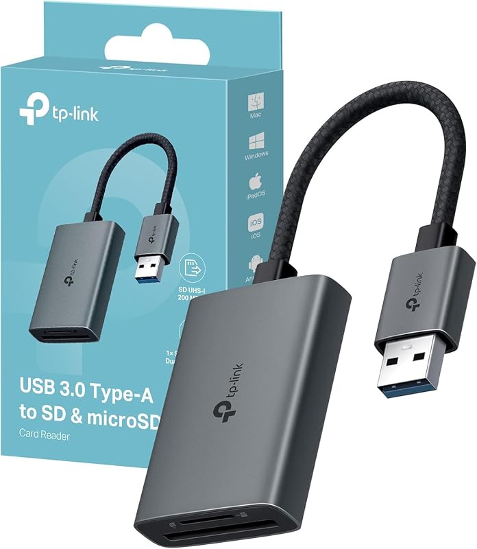 UA430-Lector de tarjetas USB, SD/Micro SD, Plug & Play, Windows&Mac