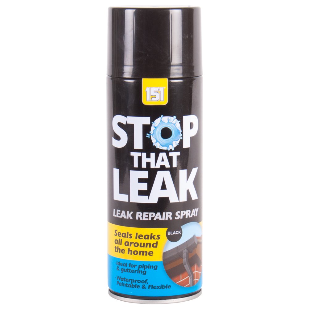 151 Stop That Leak Repair Spray Hole Sealant Gutter Piping Pipe Window