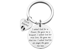 TGBJE Twin Mom Gift Mom of Twins Gift Twins Jewelry New Mom Gift Mommy to Be Gift Mother of Twins Jewelry