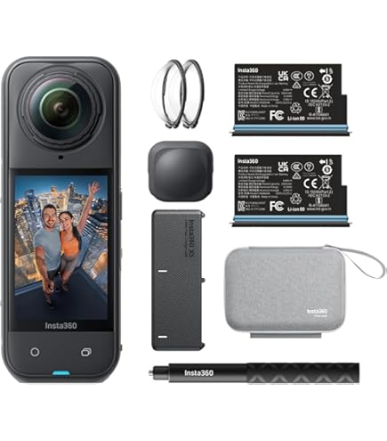 Amazon.com : Insta360 X5 Basic Bundle-8K Waterproof 360 Action