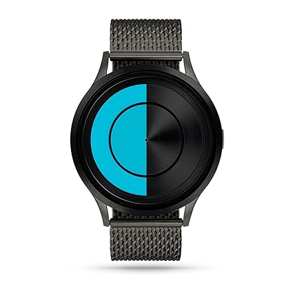 Ziiiro Lunar Unisex Uhren Gunmetal Ocean