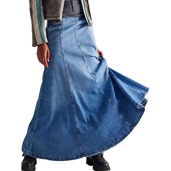 knuth Marf docking maxi denim skirt Mサイズ docking maxi denim skirt/2color | KNUTH MARF