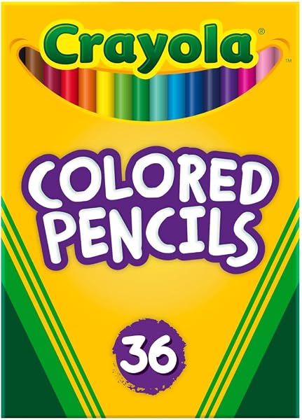 Crayola Colored Pencils (36ct), Teacher School Supplies for Kids & Adults, Preschool Classroom Must Haves, Coloring Gift, Age