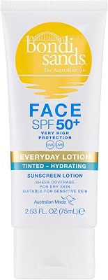 Loção Facial Hidratante SPF50+ com cor 75ml