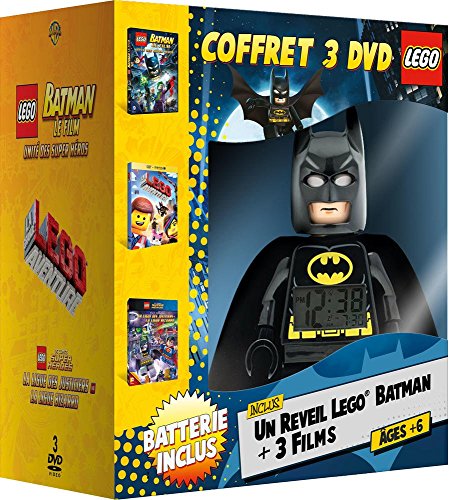 Coffret Lego : Batman Le Film : Unité Des Super Héros + La Grande Aventure Lego + La Ligue Des Justiciers : La Ligue Bizarro + La Ligue Des Justiciers : L'attaque De La Légion Maudite ! - Édition Limitée - Réveil Lego Batman