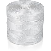 Tomato Twine 6300 Ft - Heavy Duty Polypropylene Twine White
