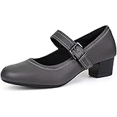 Ortho+rest Women Mary Janes Shoes for Bunions Orthopedic Dress Shoes Low Chunky Heels Work Pumps
